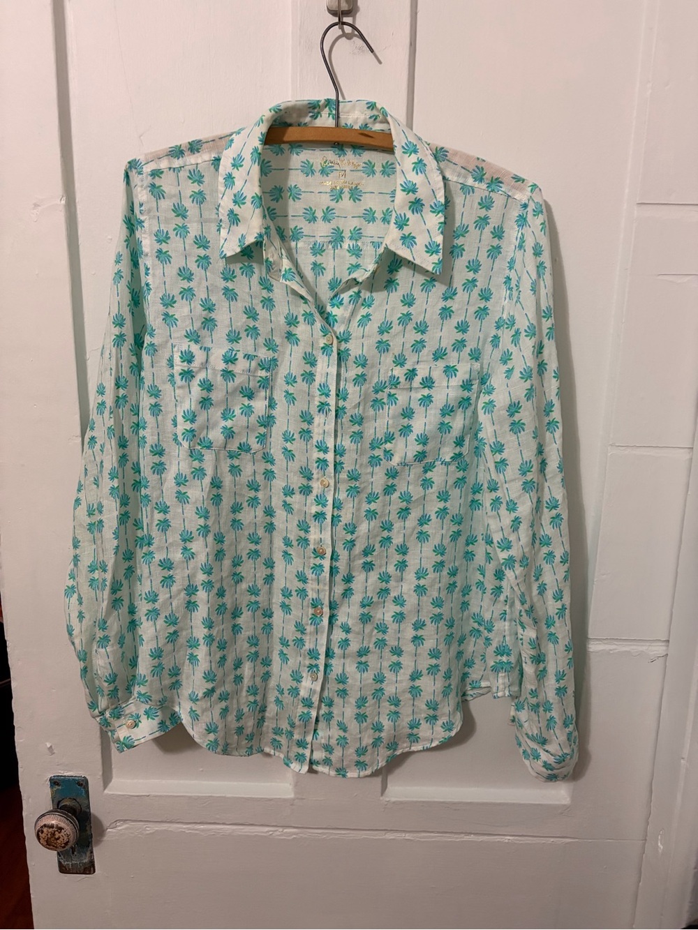 Lily Pulitzer 100% Linen Top